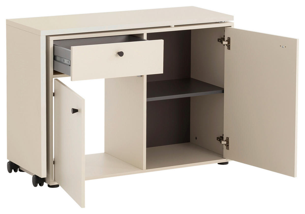 SCHREIBTISCHKOMBINATION Beige  - Beige, Design, Holzwerkstoff (104,6/75,3/39cm) - MID.YOU
