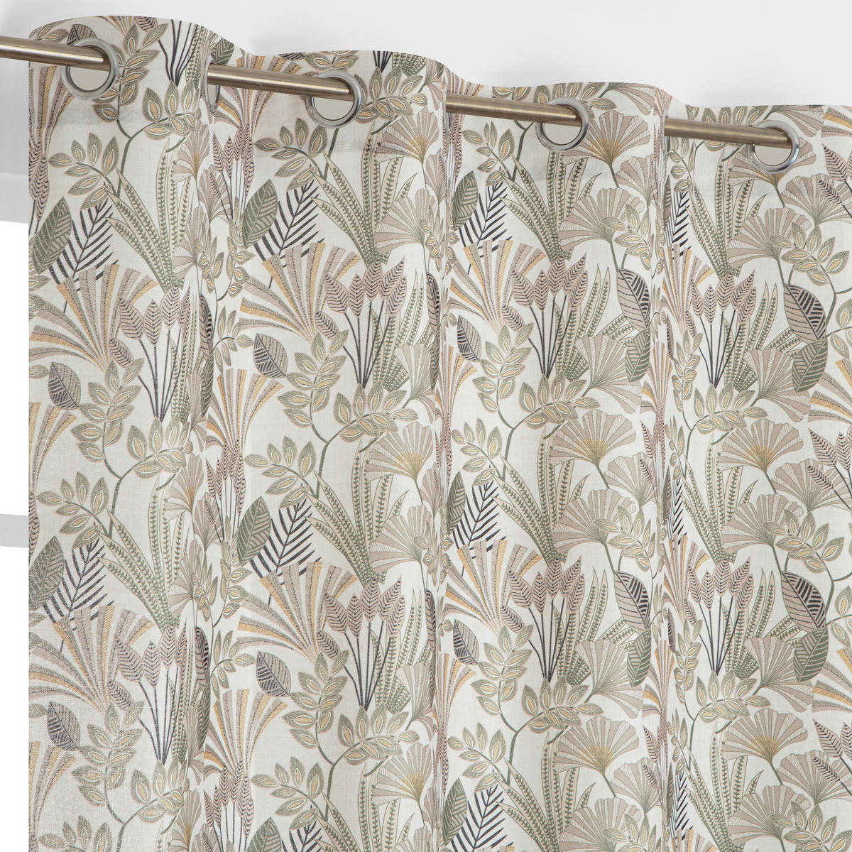 FERTIGVORHANG blickdicht  - Graubraun, Basics, Textil (140/240cm)