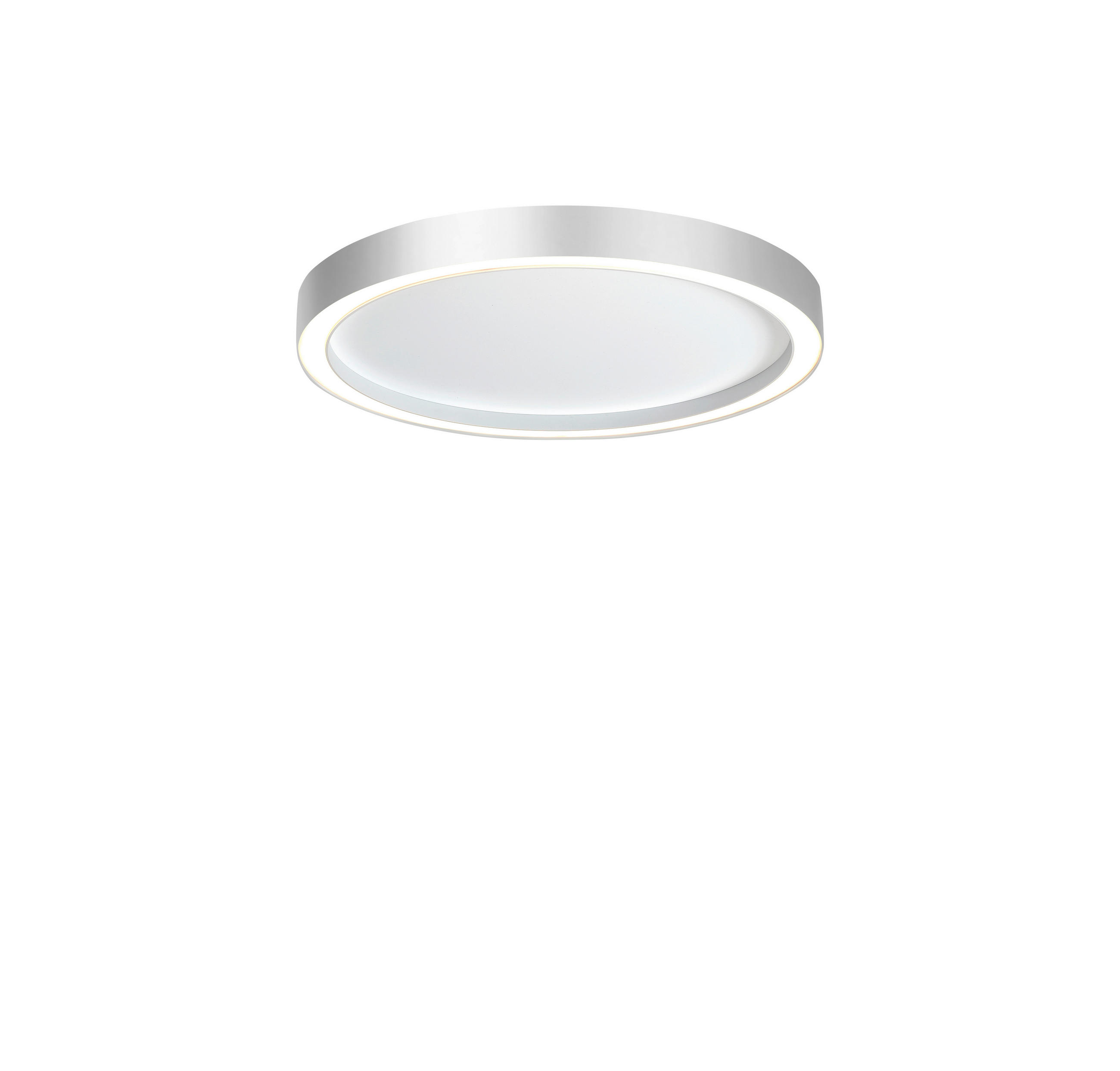LED-DECKENLEUCHTE Aura  Smart 40/4 cm   - Weiß, Basics, Metall (40/4cm) - BOPP