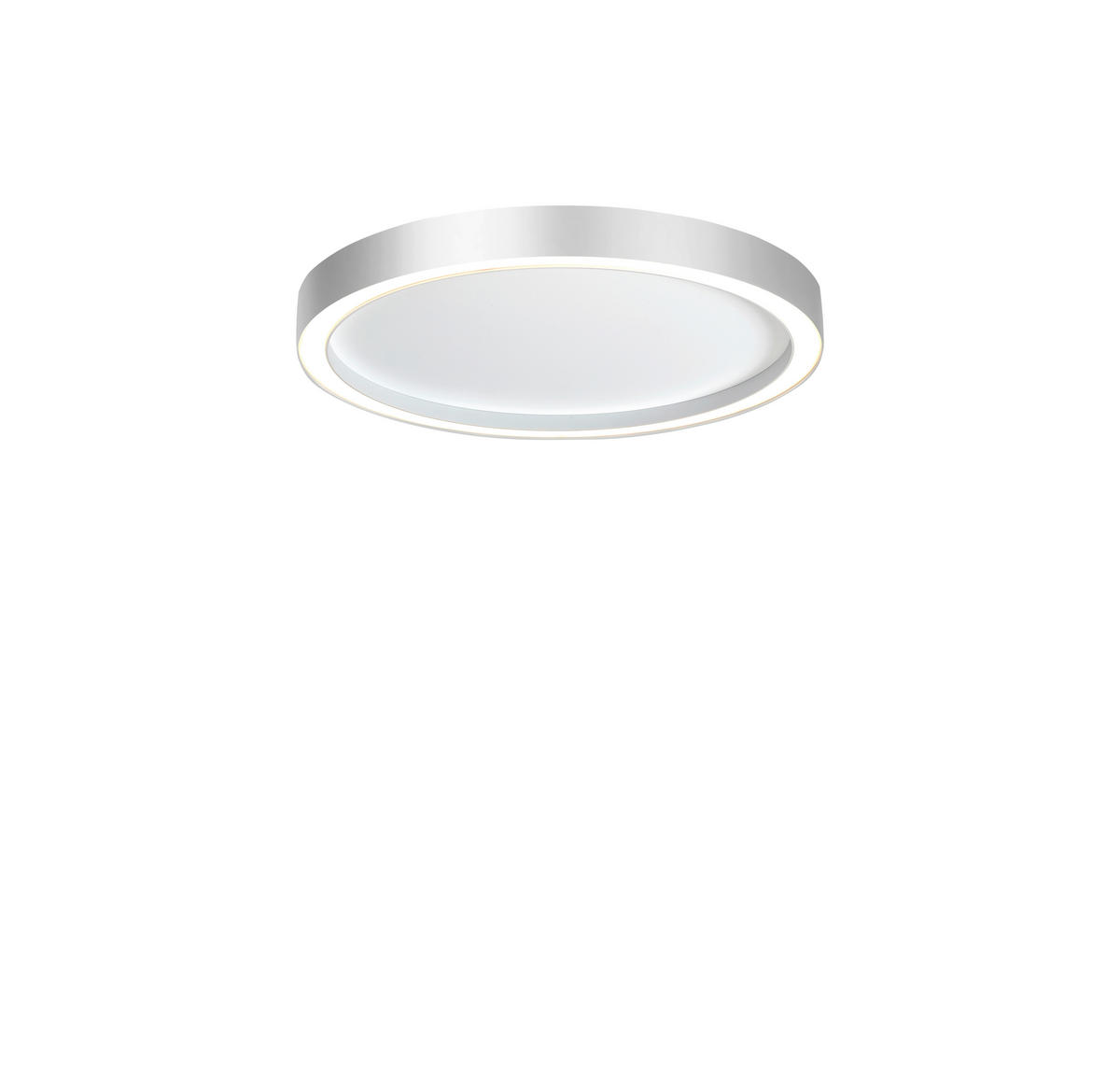LED-DECKENLEUCHTE Aura  Smart 40/4 cm   - Weiß, Basics, Metall (40/4cm) - BOPP