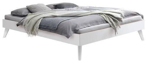 BETT 120/200 cm  in Weiß  - Weiß, KONVENTIONELL, Holz (120/200cm) - Hasena