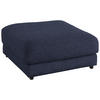 HOCKER in Textil Dunkelblau  - Schwarz/Dunkelblau, Design, Kunststoff/Textil (100/86/100cm) - Lomoco