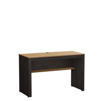 SCHREIBTISCH 110/75/58 cm  in Schwarz, Eichefarben  - Eichefarben/Schwarz, MODERN, Holzwerkstoff (110/75/58cm) - Boxxx