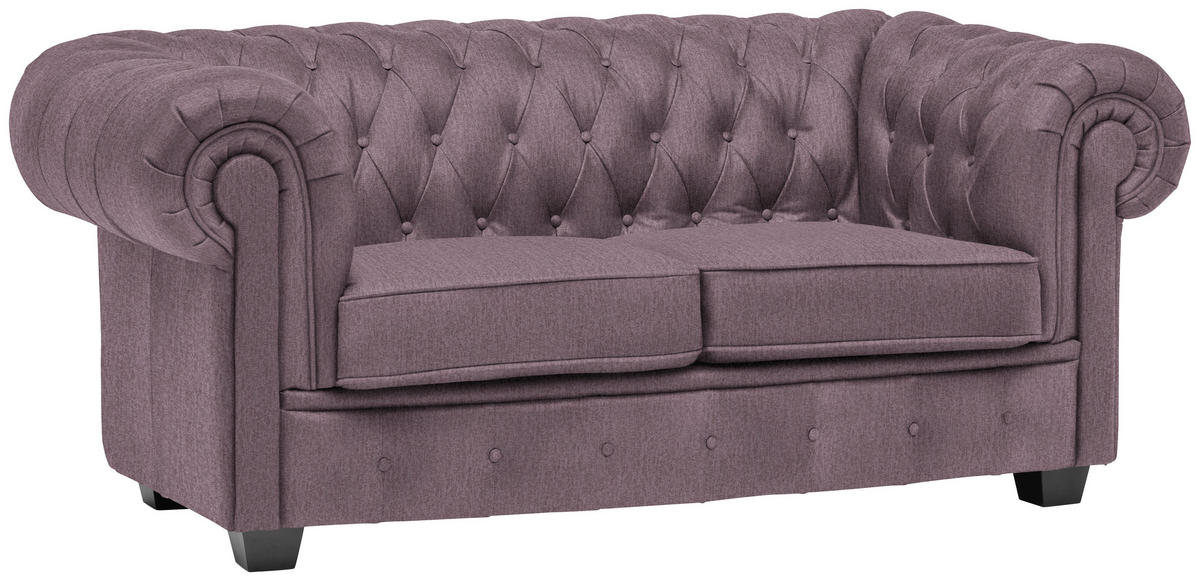 CHESTERFIELD SOFA boja sleza  - boja sleza/vendž, Lajfstajl, tekstil/drvo (180/76,5/96cm) - Landscape