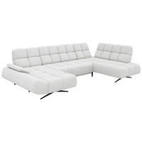 SOFFA i vävt tyg grå  - grå/svart, Design, metall/textil (343/355/91/172/176cm) - Belluti