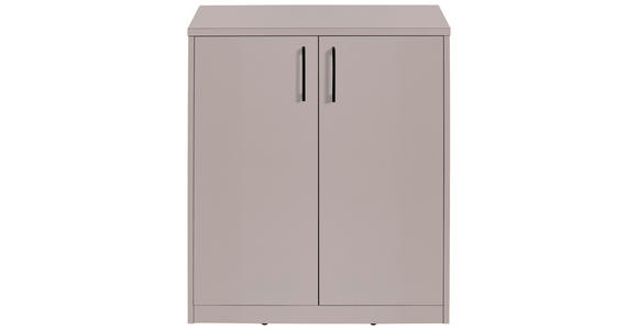 KOMMODE  in 72/84/36 cm  - Kaschmir/Schwarz, Basics, Holzwerkstoff/Kunststoff (72/84/36cm) - Xora