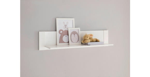 WANDBOARD in Weiß  - Weiß, Basics, Holzwerkstoff (96/22/22cm) - My Baby Lou