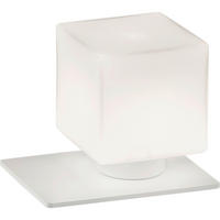 LED-TISCHLEUCHTE Zara 12/16/13 cm   - Weiß, Basics, Glas/Metall (12/16/13cm) - Fabas Luce