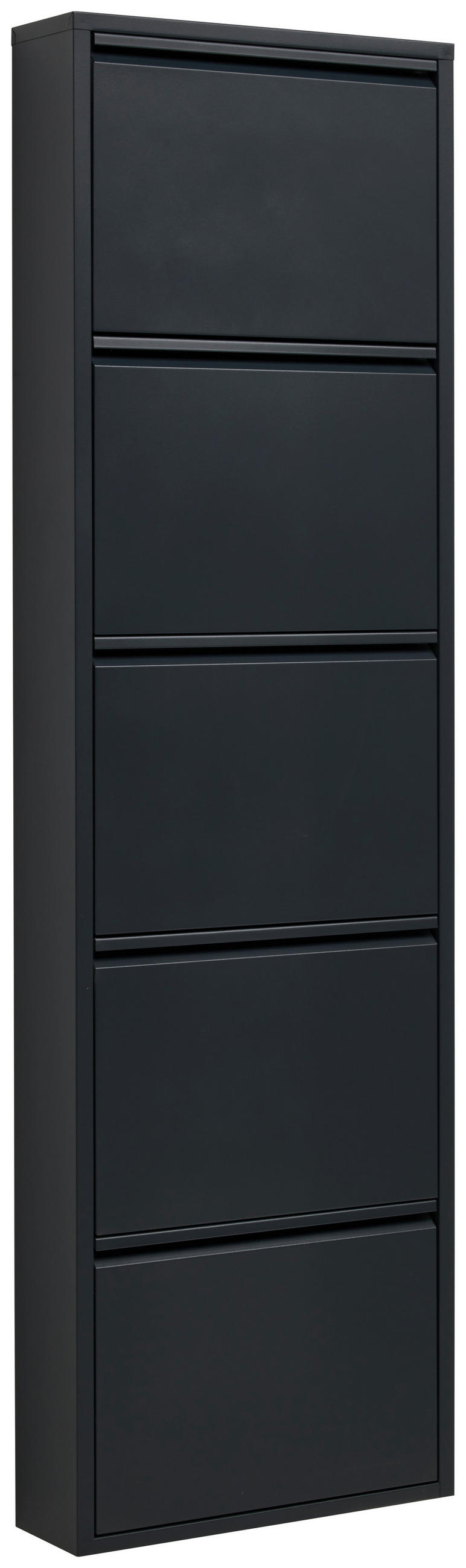 CIPELARNIK SA NAGIBNIM VRATIMA  antracit  metal     - antracit, Osnovno, metal (50/169,5/15cm) - Carryhome