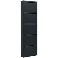 OMARA Z LOPUTAMI ZA ČEVLJE antracit - antracit, Basics, kovina (50/169,5/15cm) - Carryhome