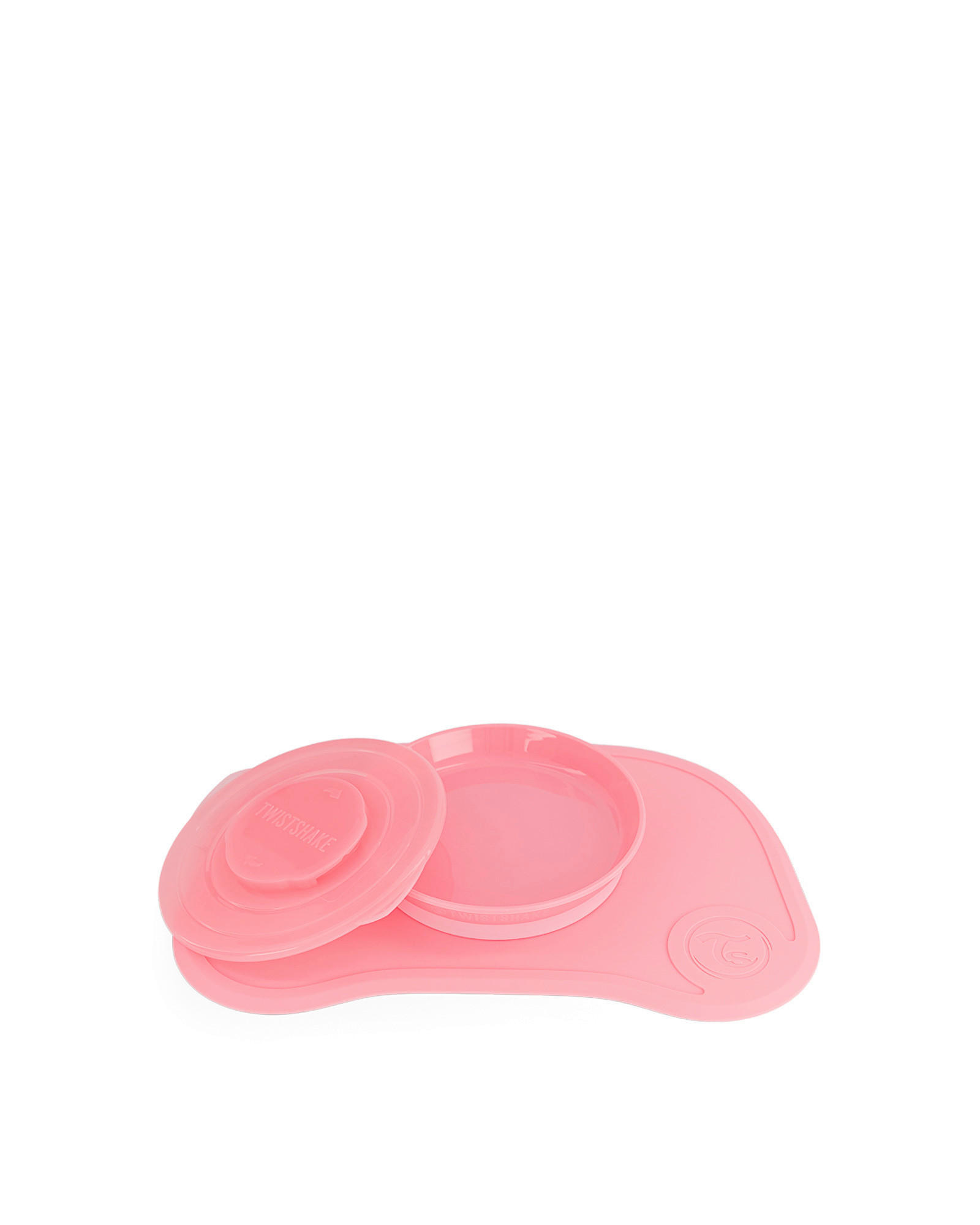 KINDERGESCHIRR 2-teilig  - Pink, Basics, Kunststoff (33/5.5/21cm) - Twistshake