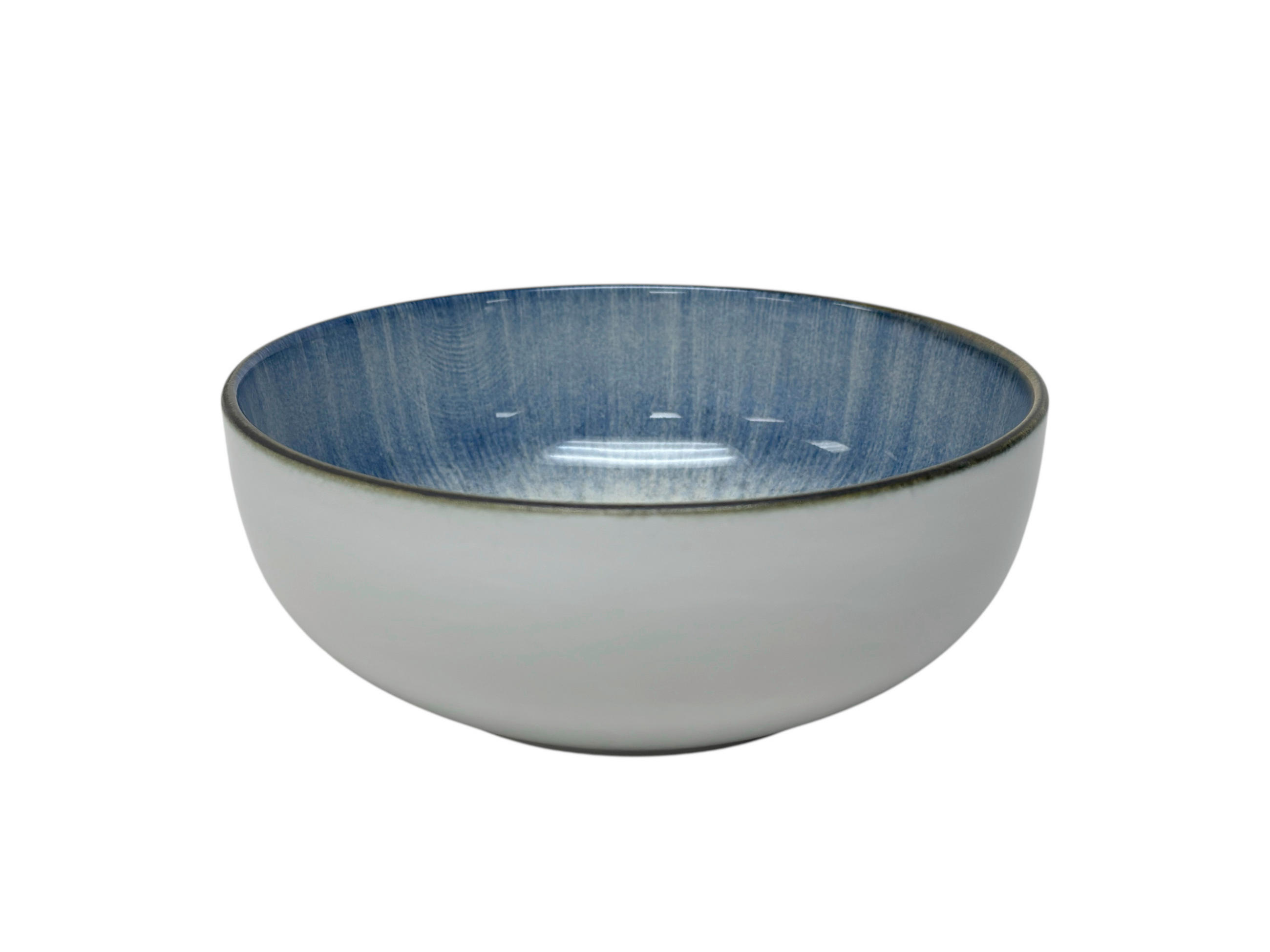 Castron Pentru Salată  - albastru/alb, Lifestyle, ceramică (20/8cm) - Landscape