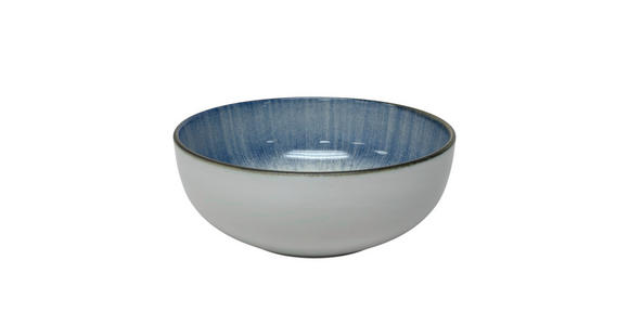 SALATSCHÜSSEL   - Blau/Weiß, LIFESTYLE, Keramik (20/8cm) - Landscape