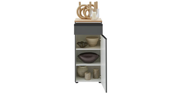 KOMMODE in 45/102/41 cm - Eichefarben/Anthrazit, Design, Holz/Holzwerkstoff (45/102/41cm) - Dieter Knoll
