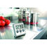 KURZZEITWECKER - Chromfarben/Schwarz, Basics, Kunststoff/Metall - Gefu