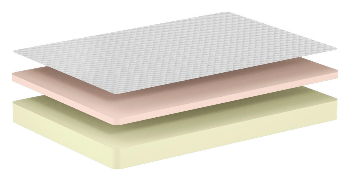 KALTSCHAUMMATRATZE COMFORT 140/200 cm Höhe ca. 19 cm  - Beige, Basics, Textil (140/200cm) - Vipack