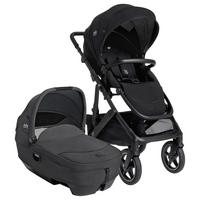 KOMBIKINDERWAGEN  Vinca inkl. Calmi  Ebony  - Graublau/Schwarz, Basics, Kunststoff (82/68/45cm) - JOIE SIGNATURE