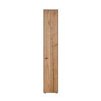 ZEILENSCHRANK  35,5/205,5/37,1 cm  - Eichefarben/Graphitfarben, Design, Holz/Holzwerkstoff (35,5/205,5/37,1cm) - Dieter Knoll