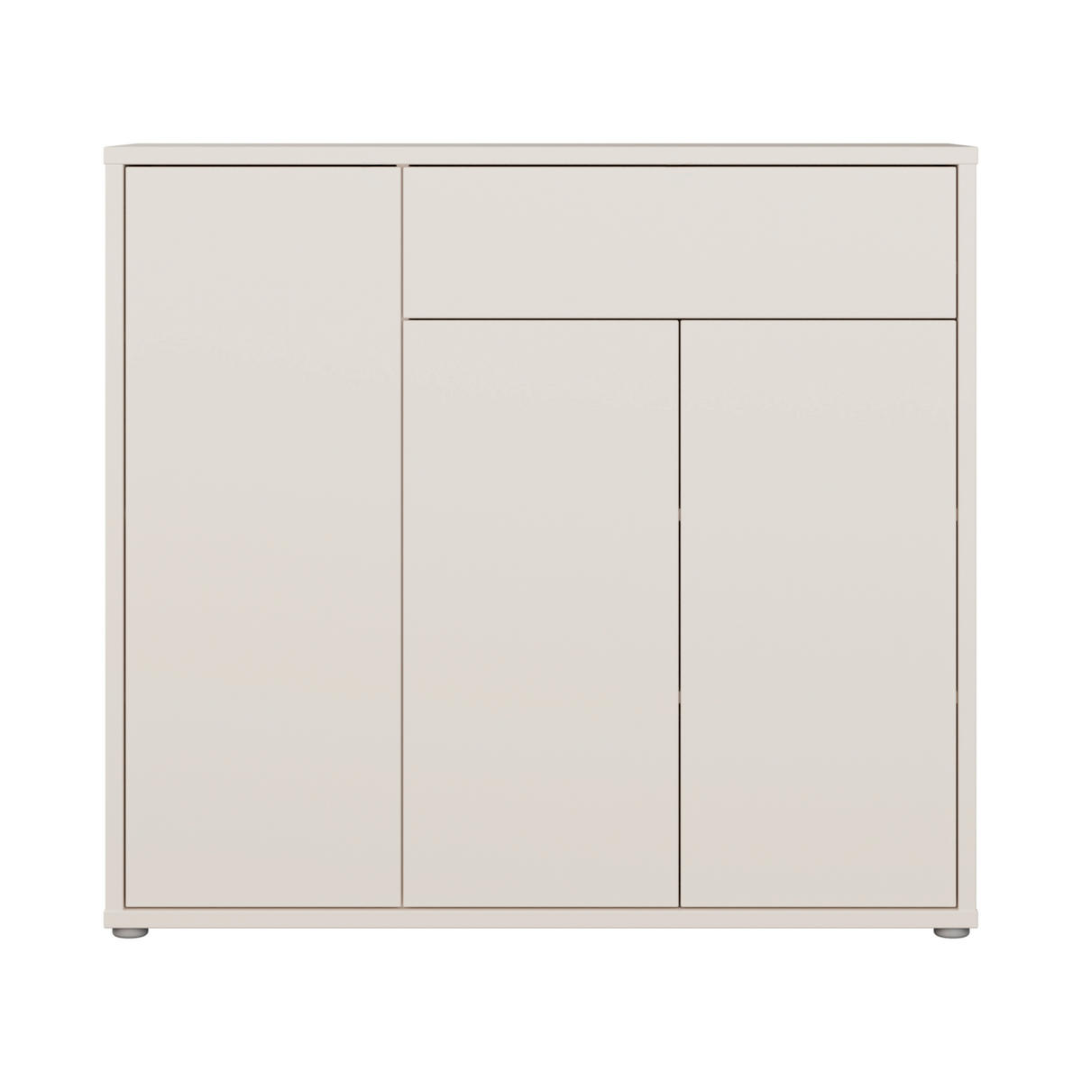 SCHUHSCHRANK Sandfarben  - Sandfarben/Grau, MODERN, Holzwerkstoff/Metall (109,2/99,1/34,9cm) - Carryhome