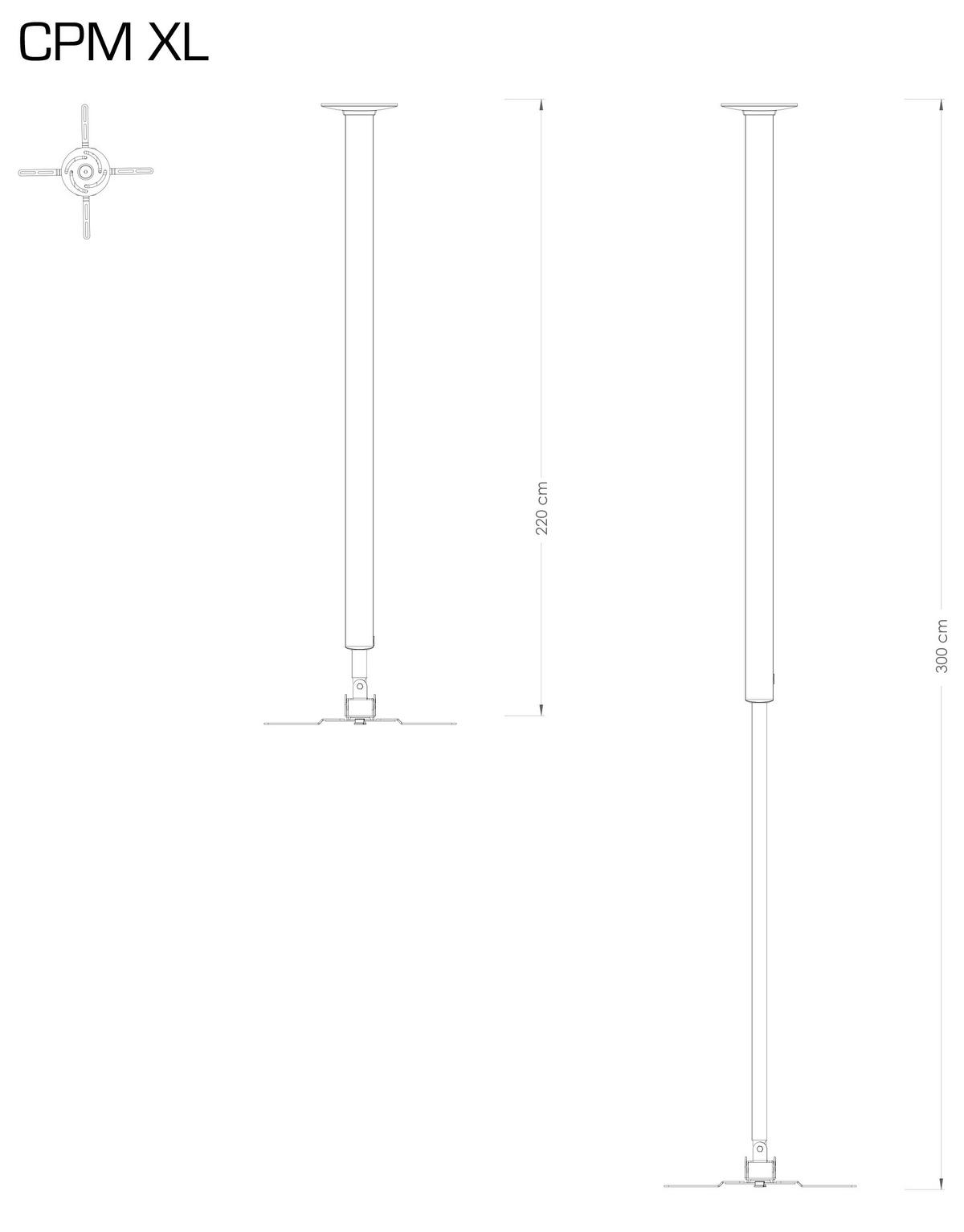 TV-WANDHALTER in Silberfarben  - Silberfarben, Modern, Metall (62/220/19cm) - MID.YOU