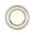 LED-DECKENLEUCHTE 35/6 cm   - Chromfarben/Transparent, Design, Kunststoff/Metall (35/6cm) - Novel