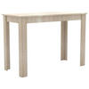 ESSTISCH rechteckig Sonoma Eiche  - Weiß/Sonoma Eiche, MODERN, Holzwerkstoff (110/76/50cm) - MID.YOU