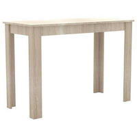 ESSTISCH rechteckig Sonoma Eiche  - Weiß/Sonoma Eiche, MODERN, Holzwerkstoff (110/76/50cm) - MID.YOU