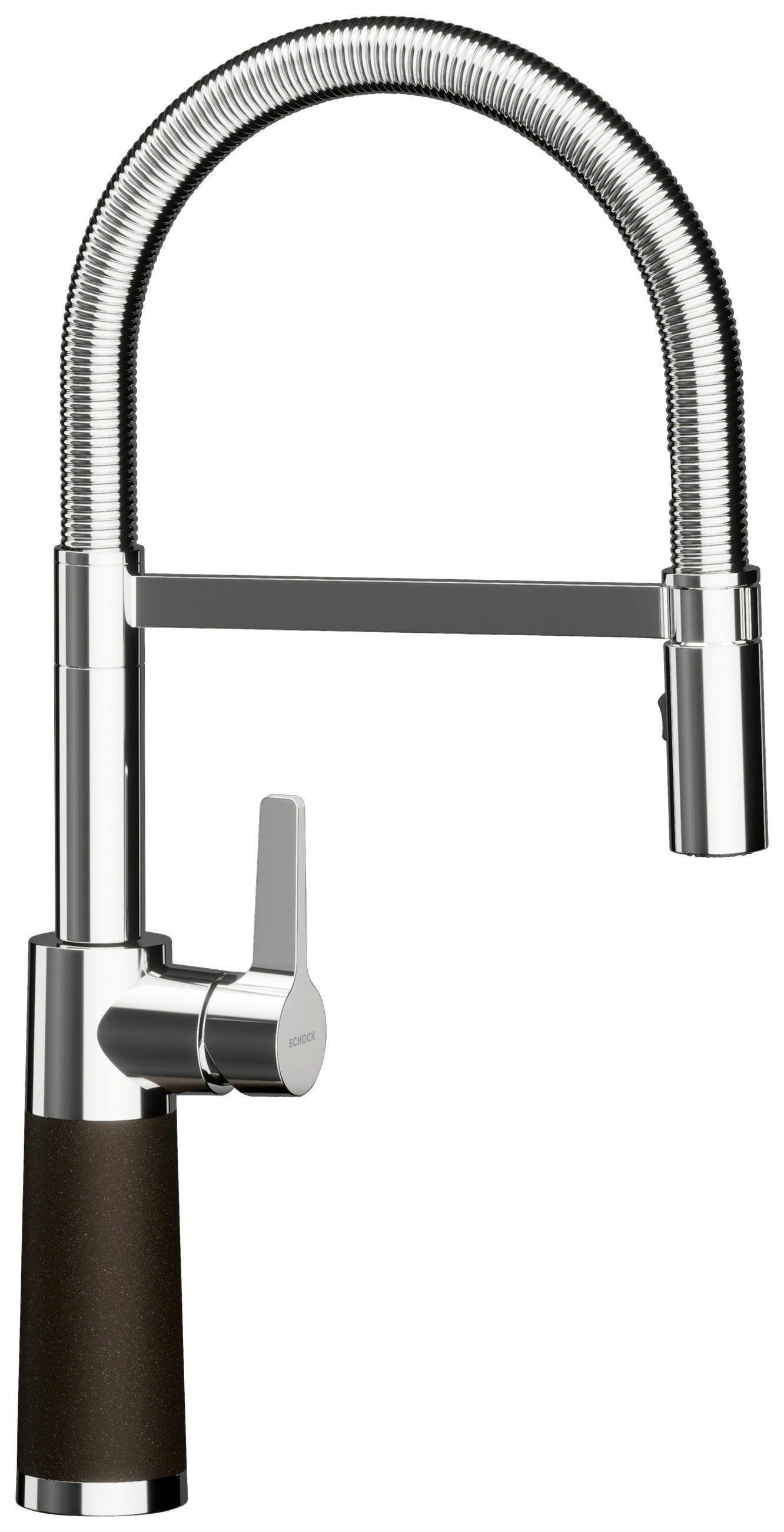 KÜCHENARMATUR 558000BRO  - Chromfarben/Bronzefarben, Basics, Stein/Metall (5,2/43,6/19,6cm) - Schock