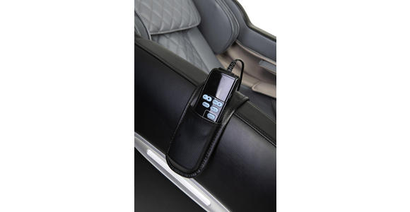 MASSAGESESSEL in Textil Grau, Schwarz - Schwarz/Grau, Design, Textil (75/117/160cm) - Cantus