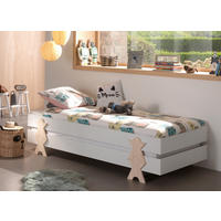 STAPELBETT  90/200 cm  Weiß  - Weiß, MODERN, Holz/Holzwerkstoff (90/200cm) - MID.YOU