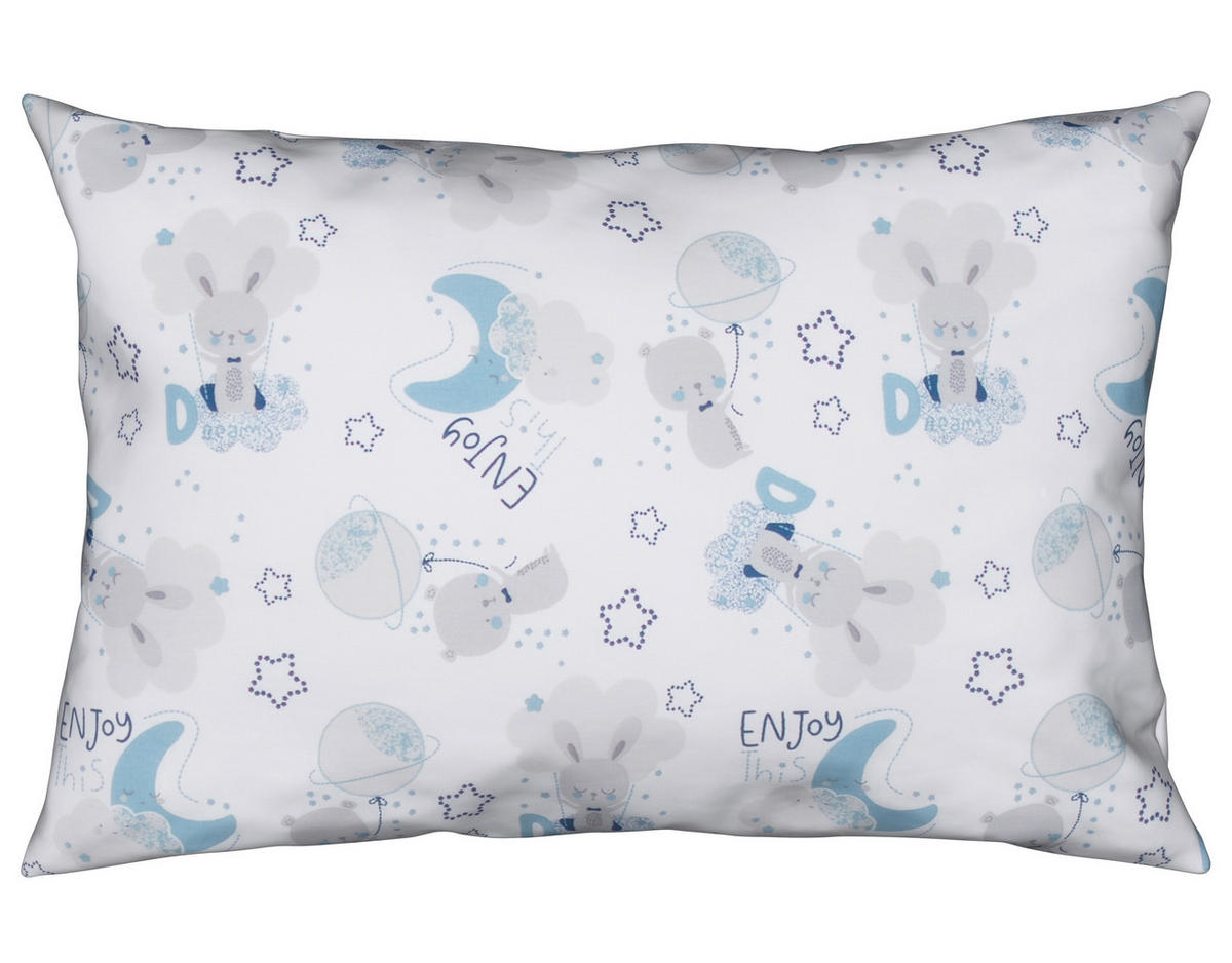 BABA ÁGYNEMŰHUZAT-GARNITÚRA 100/135 cm  - kék/szürke, Basics, textil (100/135cm) - Avelia