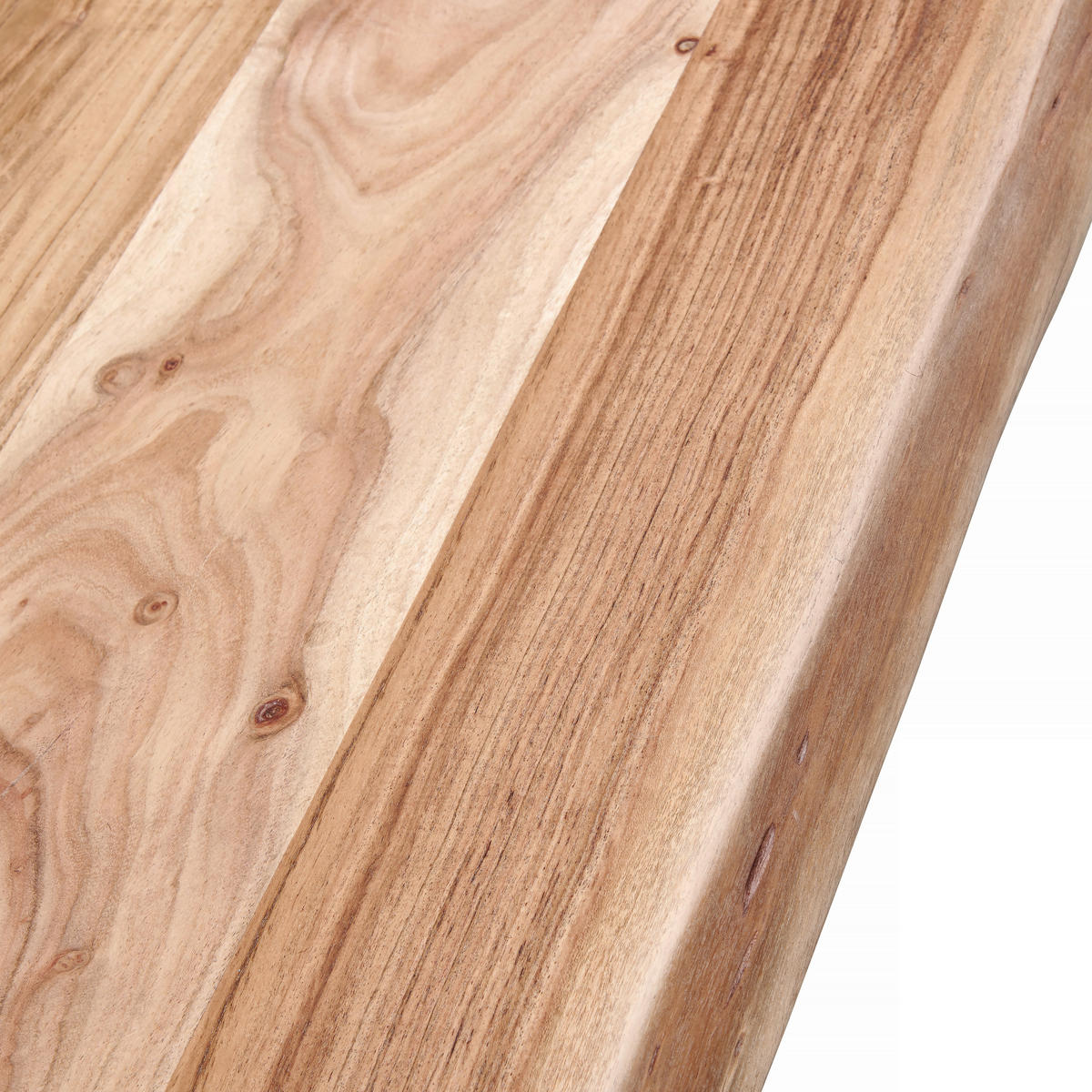 ESSTISCH in Holz, Metall   - Edelstahlfarben/Naturfarben, Lifestyle, Holz/Metall (200/76/100cm) - MID.YOU