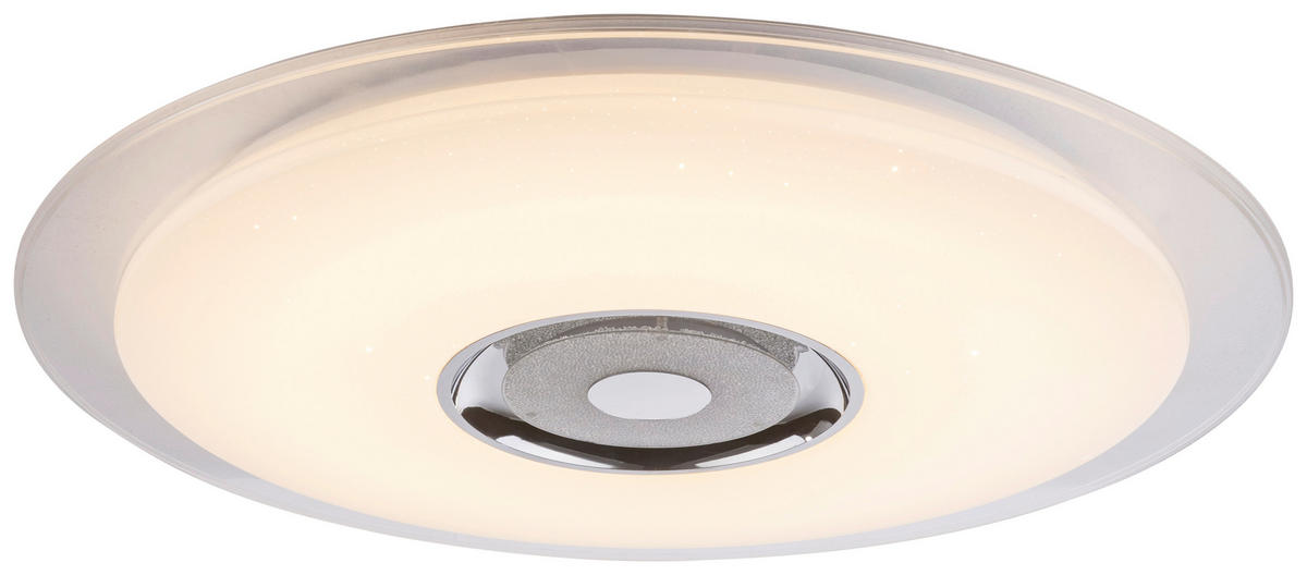 LED-DECKENLEUCHTE  Smart 60/6,1 cm   - Klar/Opal, Basics, Kunststoff/Metall (60/6,1cm) - Novel