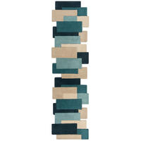 BĚHOUN, 66/300 cm, modrá - modrá, Basics, textil (66/300cm) - Flair Rugs