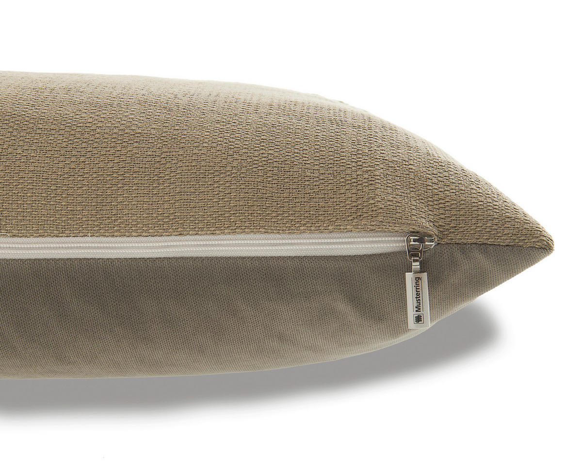 KISSENHÜLLE MR-Simple grün 38/58 cm  - Beige/Naturfarben, Basics, Textil (38/58cm) - Musterring