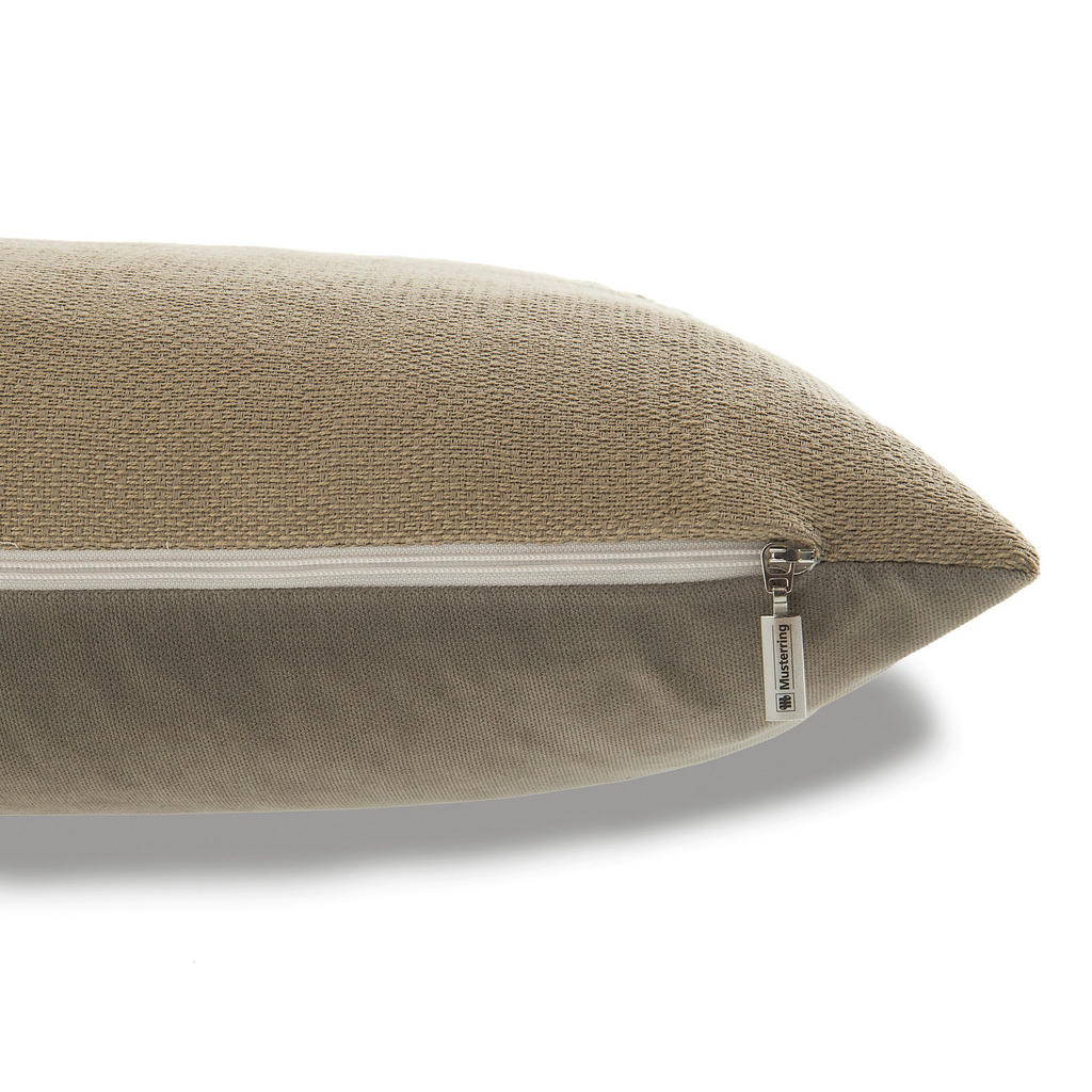 Thumbnail - Musterring Kissenhülle MR-Simple grün, Grün, Natur, Beige, Textil, Streifen, 38x58 cm, hochwertige Qualität, Wohntextili...