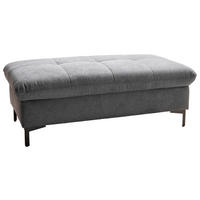 TABURE, tekstil siva  - črna/siva, Design, tekstil (124/46/68cm) - Xora