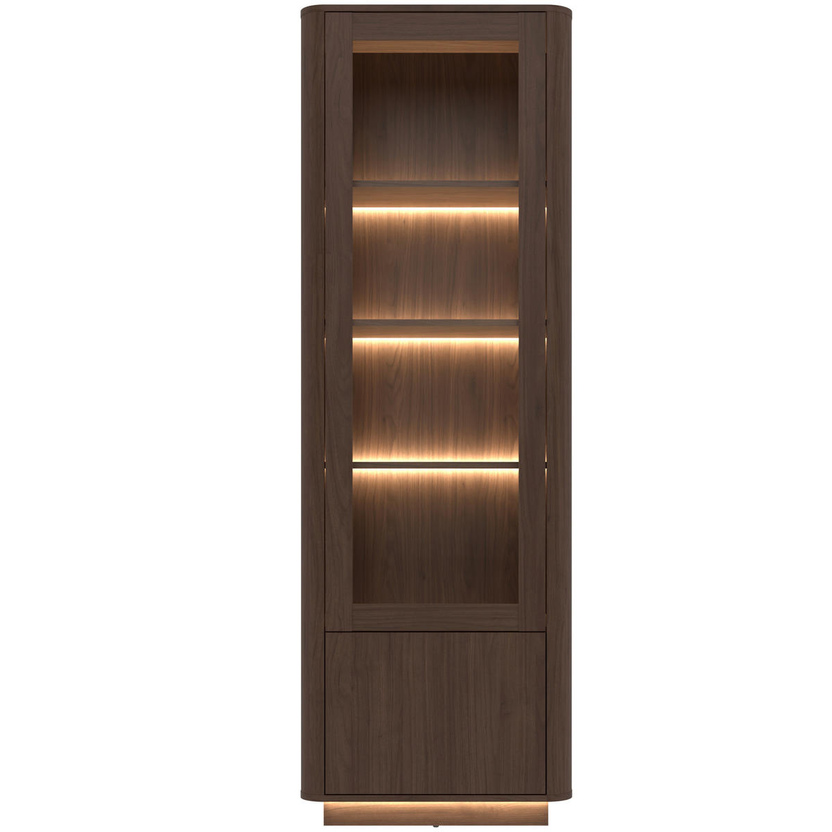 VITRINE  in Kaschmir  - Kaschmir, Design, Holzwerkstoff (200,5/67/40cm) - MID.YOU