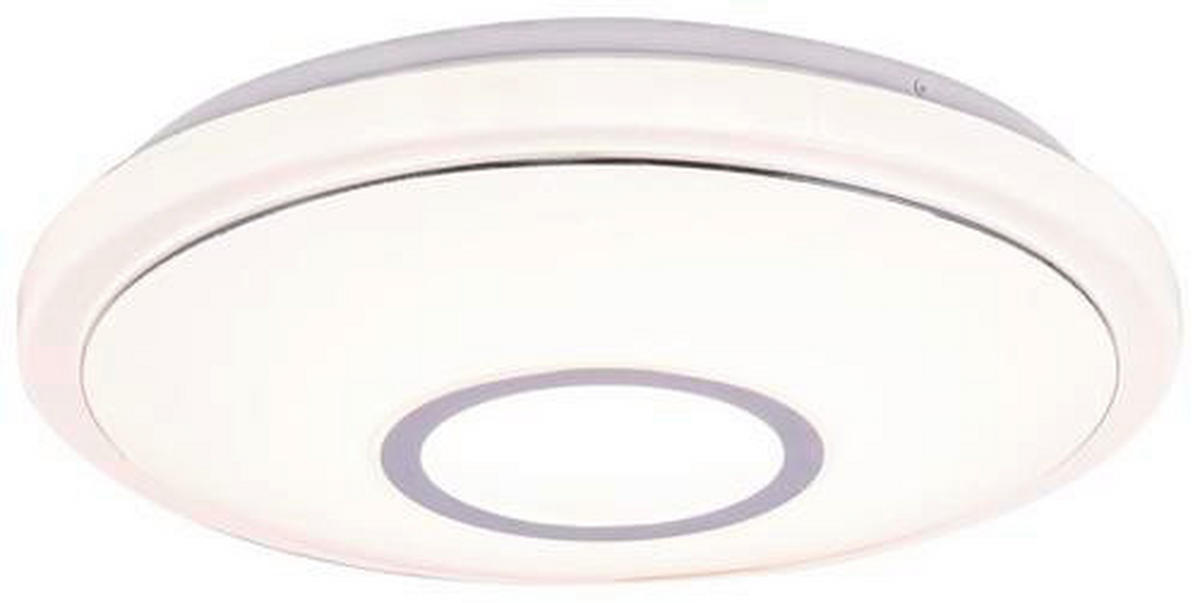 LED-DECKENLEUCHTE Connor  Smart 40/6,5 cm   - Basics, Kunststoff/Metall (40/6,5cm) - Globo