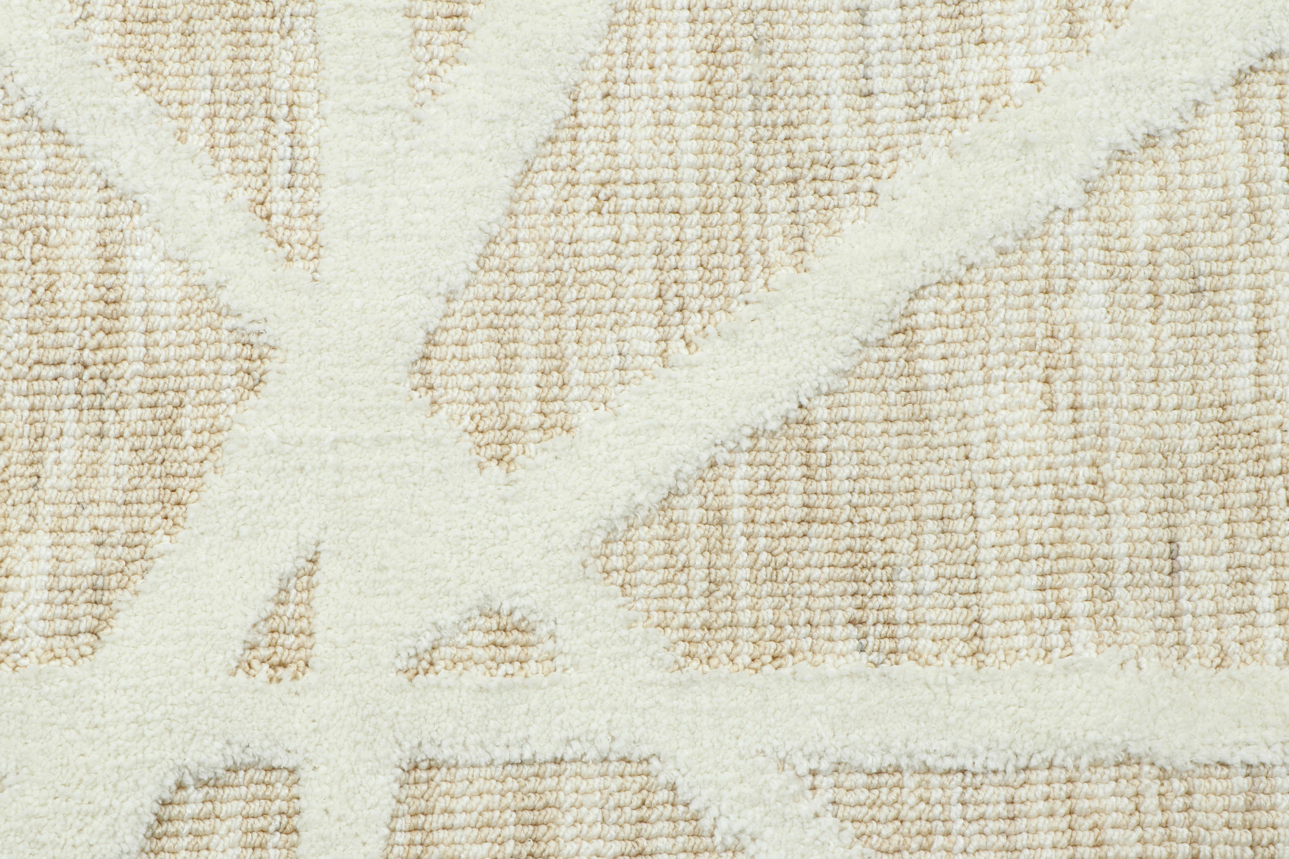 TEPPICH 160/230 cm Verona Weiß, Beige  - Beige/Weiß, Basics, Textil (160/230cm)