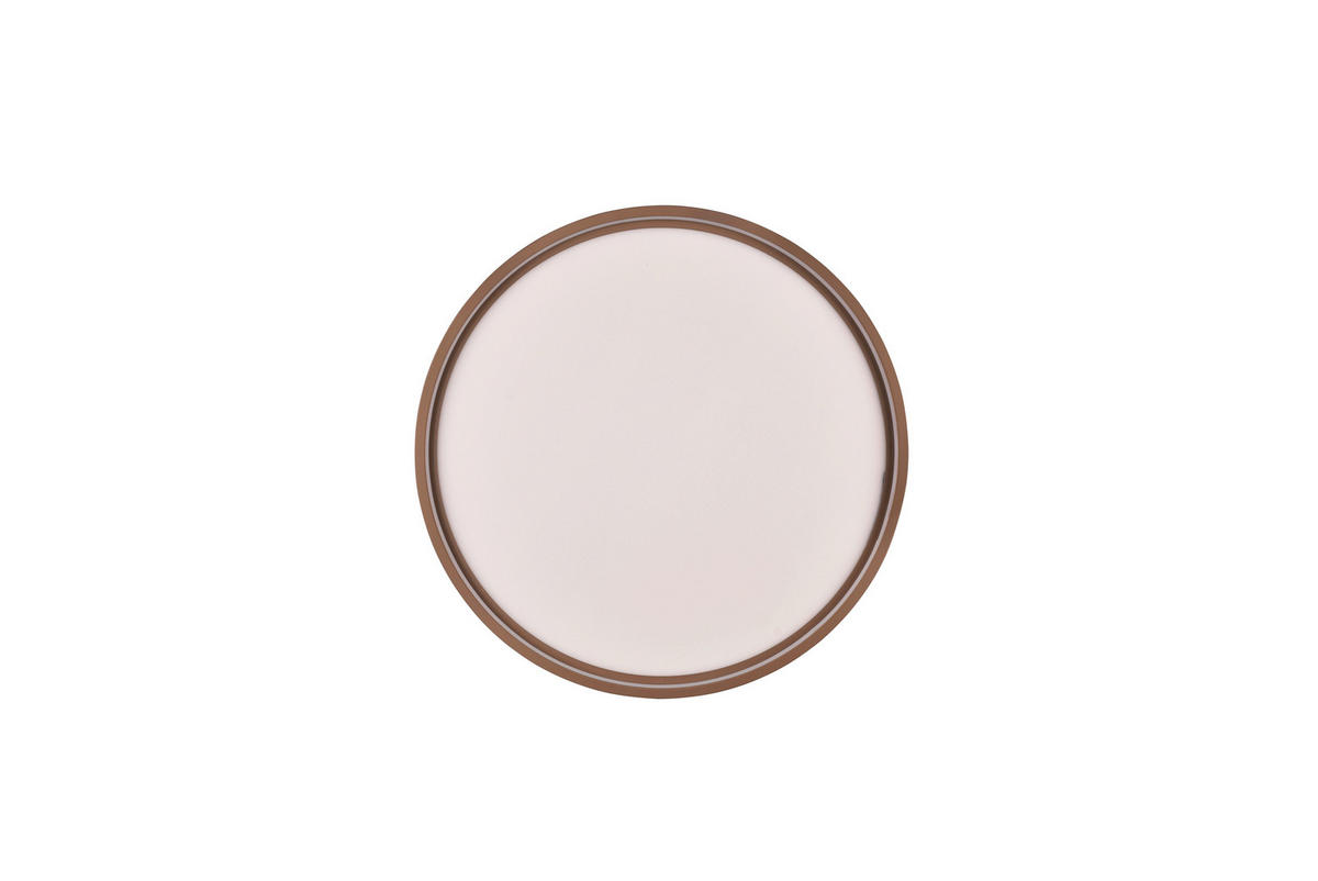 LED-DECKENLEUCHTE Doha 45/5,5 cm   - Braun, MODERN, Metall (45/5,5cm) - Trio Leuchten