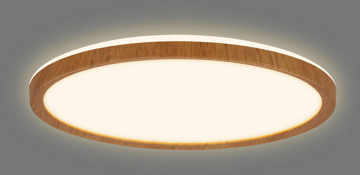 LED-PANEEL Tava Wood 29/3 cm   - Eichefarben, Basics, Kunststoff (29/3cm)