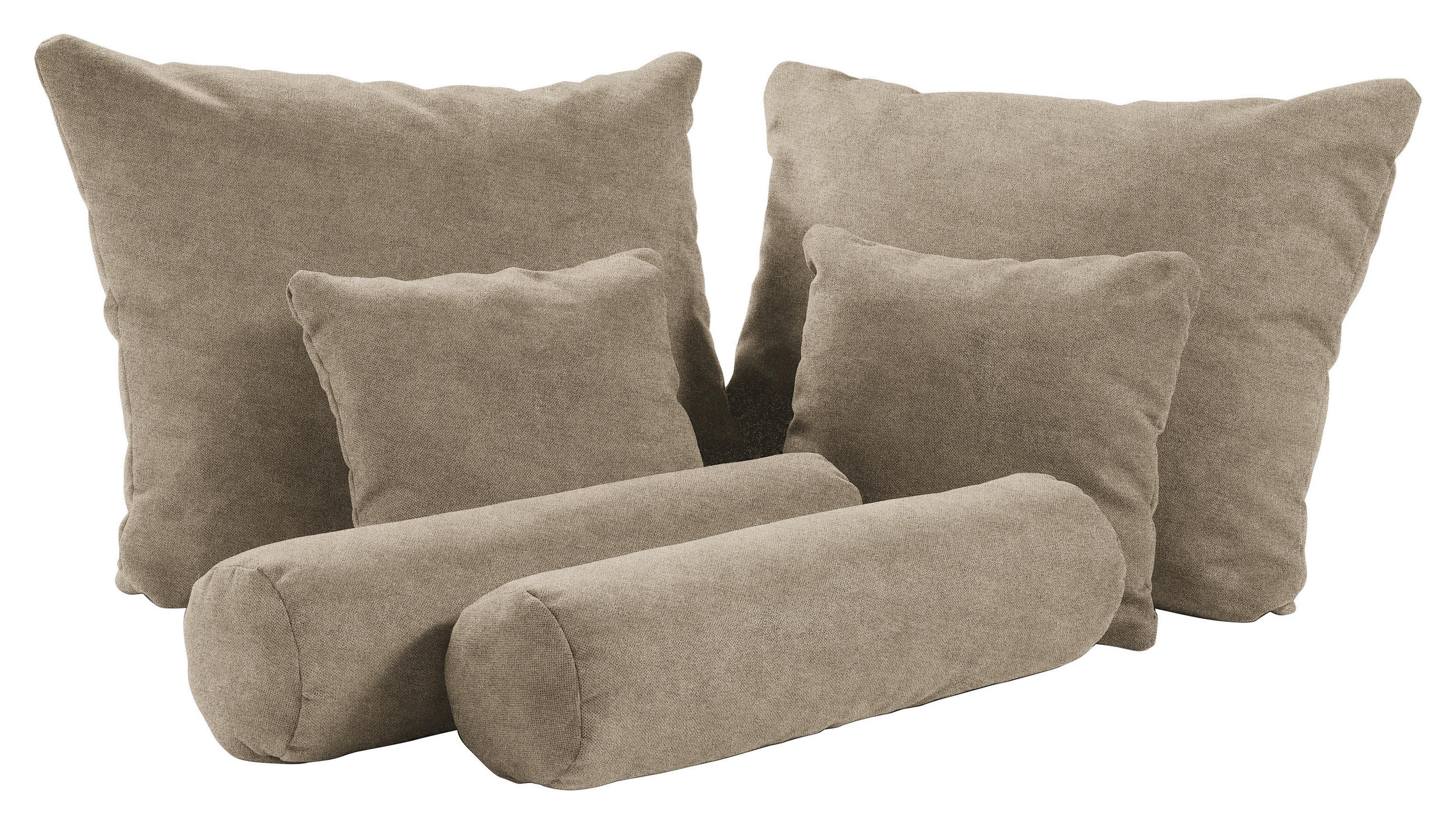 KISSENSATZ 6-teilig  - Beige, Design, Textil - Esposa