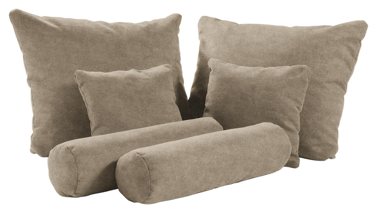 KISSENSATZ 6-teilig  - Beige, Design, Textil - Esposa