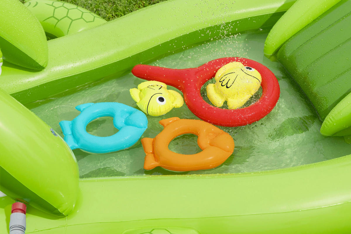 PLANSCHBECKEN 234/163/87 cm  - Grün, Basics, Kunststoff (234/163/87cm) - Bestway