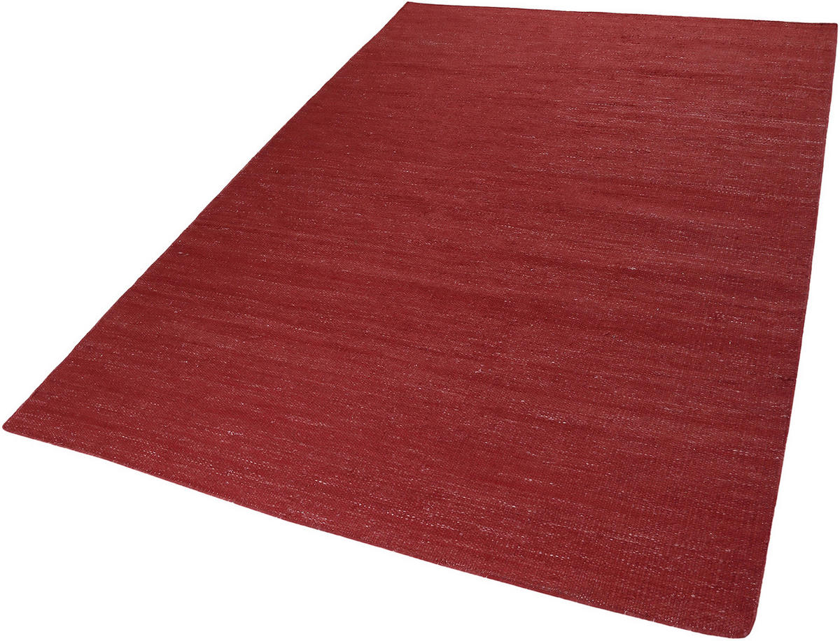 HANDWEBTEPPICH 130/190 cm Rainbow Kelim Rot  - Rot, KONVENTIONELL, Textil (130/190cm) - Esprit