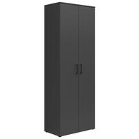 MEHRZWECKSCHRANK 70/195/40 cm  in Graphitfarben  - Anthrazit/Schwarz, MODERN, Holzwerkstoff/Kunststoff (70/195/40cm) - Carryhome