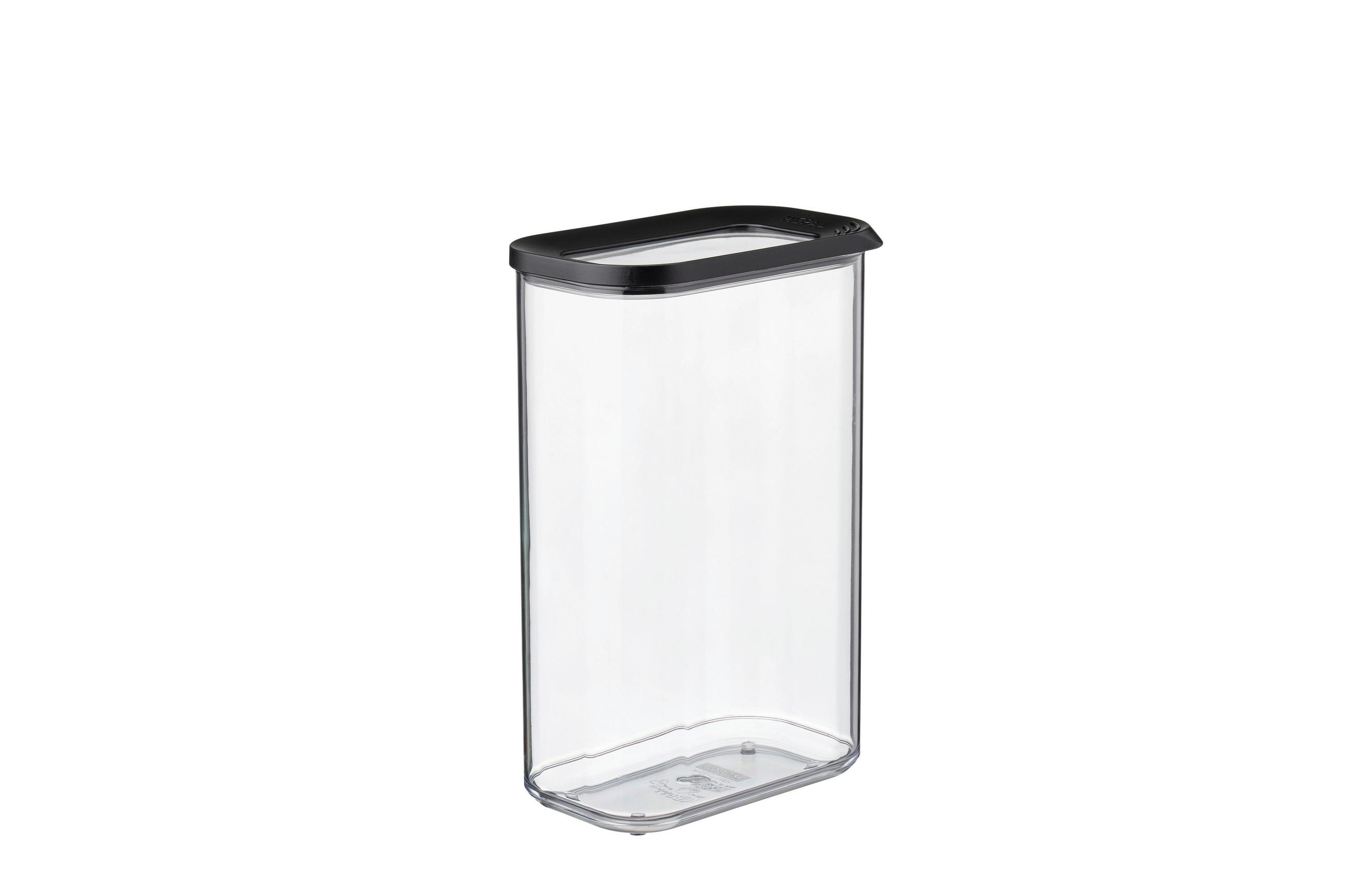 VORRATSDOSE MODULA 2,0 L  - Transparent/Schwarz, KONVENTIONELL, Kunststoff (14,4/9/22,2cm) - Mepal