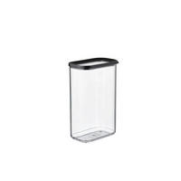 VORRATSDOSE MODULA 2,0 L  - Transparent/Schwarz, KONVENTIONELL, Kunststoff (2l) - Mepal