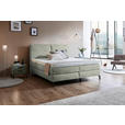 BOXSPRINGBETT 160/200 cm  in Beige  - Beige/Schwarz, KONVENTIONELL, Textil/Metall (160/200cm) - Dieter Knoll